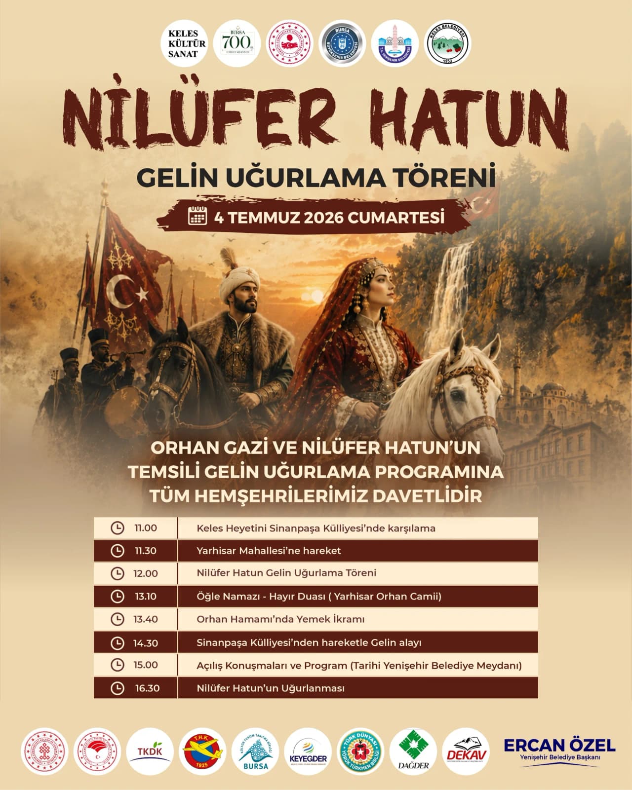 Nilüfer Hatun Gelin Uğurlama Töreni