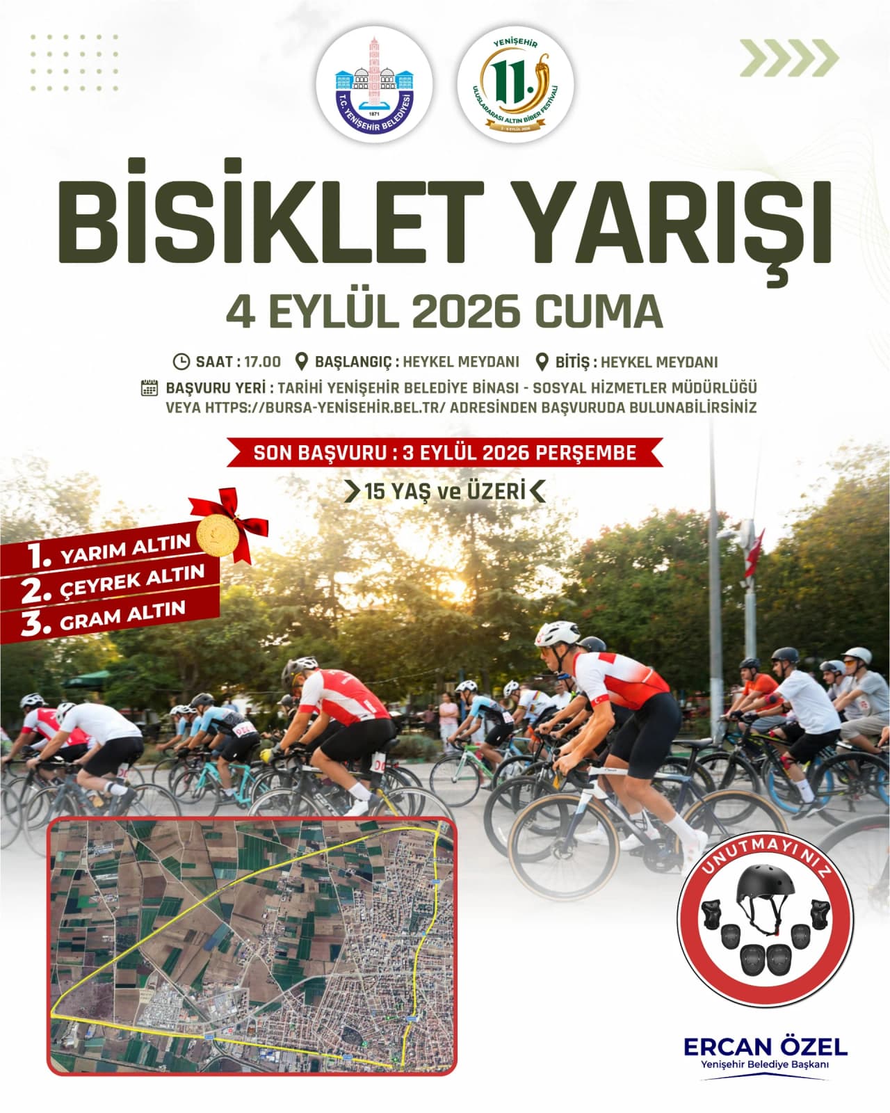 11. ULUSLARARASI ALTINBİBER FESTİVALİ BİSİKLET YARIŞMASI