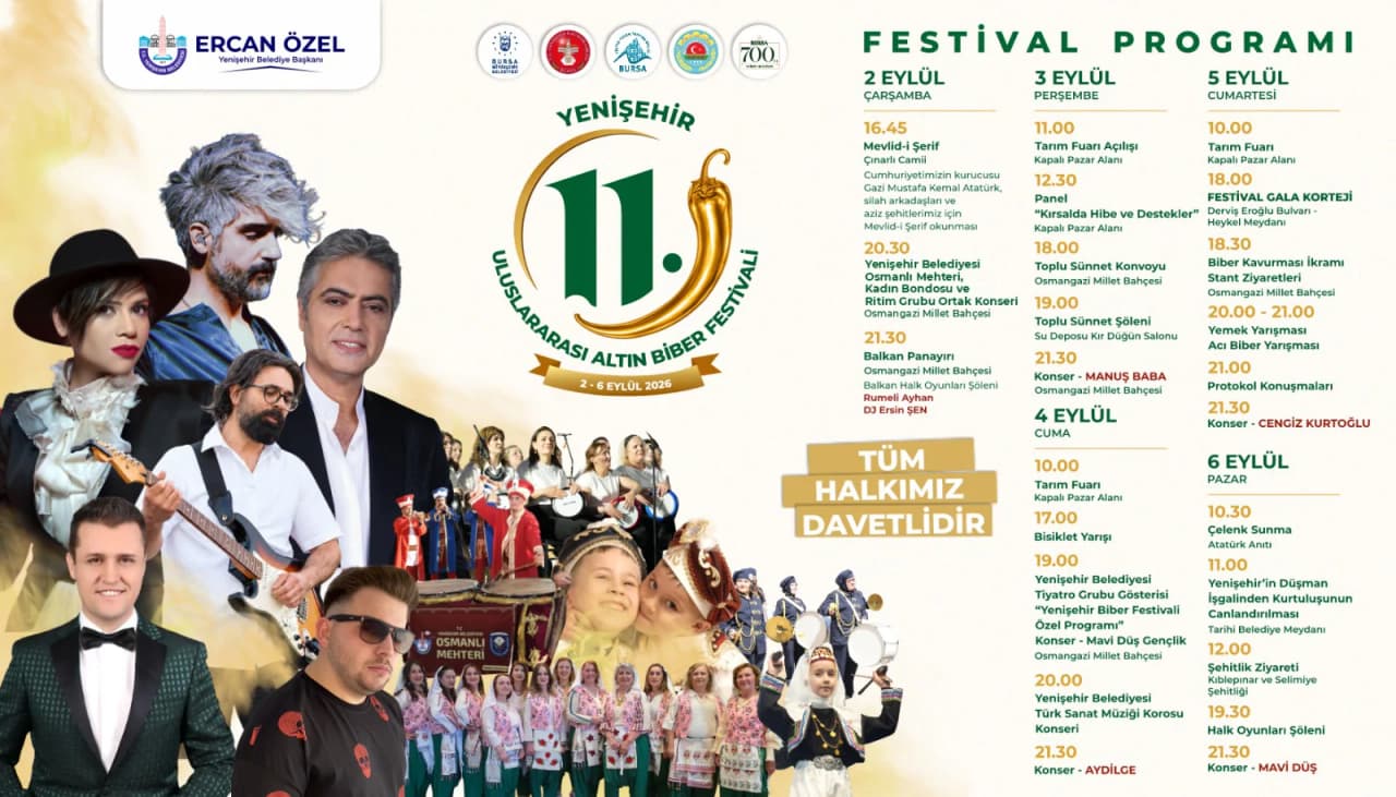 11. Uluslararası Altın Biber Festivali