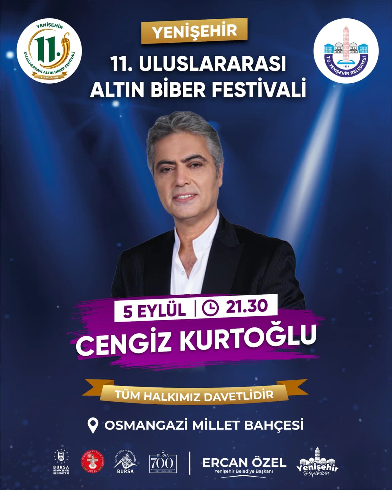 11. ULUSLARARASI ALTINBİBER FESTİVALİ CENGİZ KURTOĞLU KONSERİ